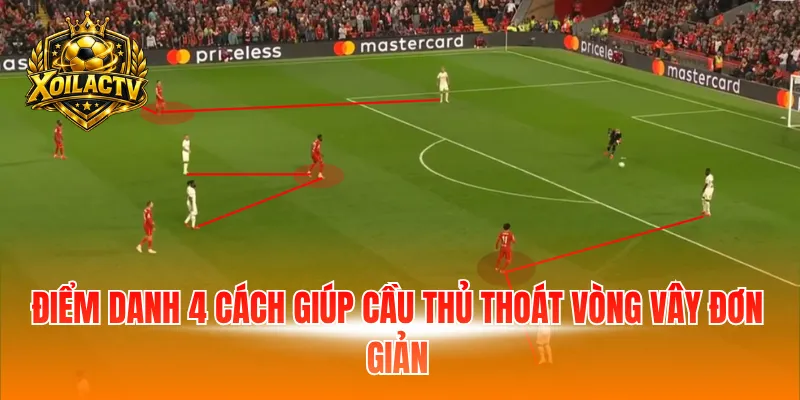 Điểm danh 4 cách giúp cầu thủ thoát vòng vây đơn giản