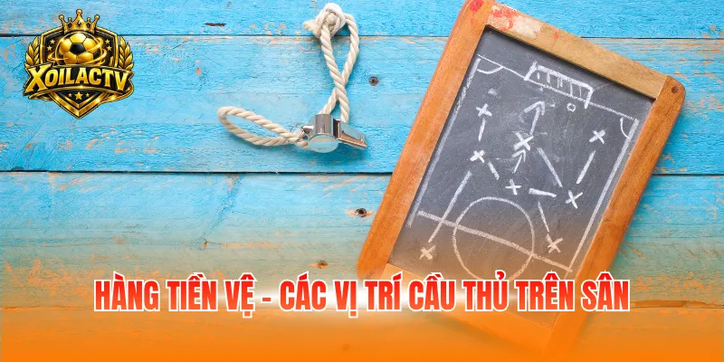 Hàng tiền vệ - Các vị trí cầu thủ trên sân