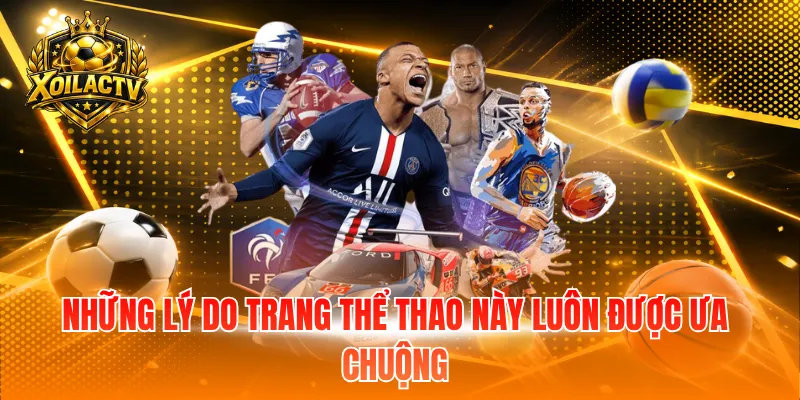 Những lý do trang thể thao này luôn được ưa chuộng